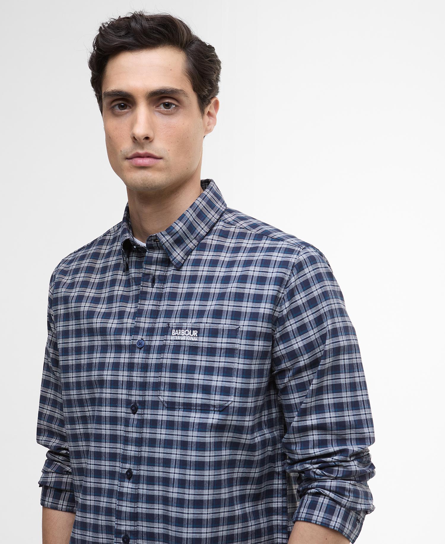 Camicia Oxford a maniche lunghe Hawks con vestibilità regular image number 3