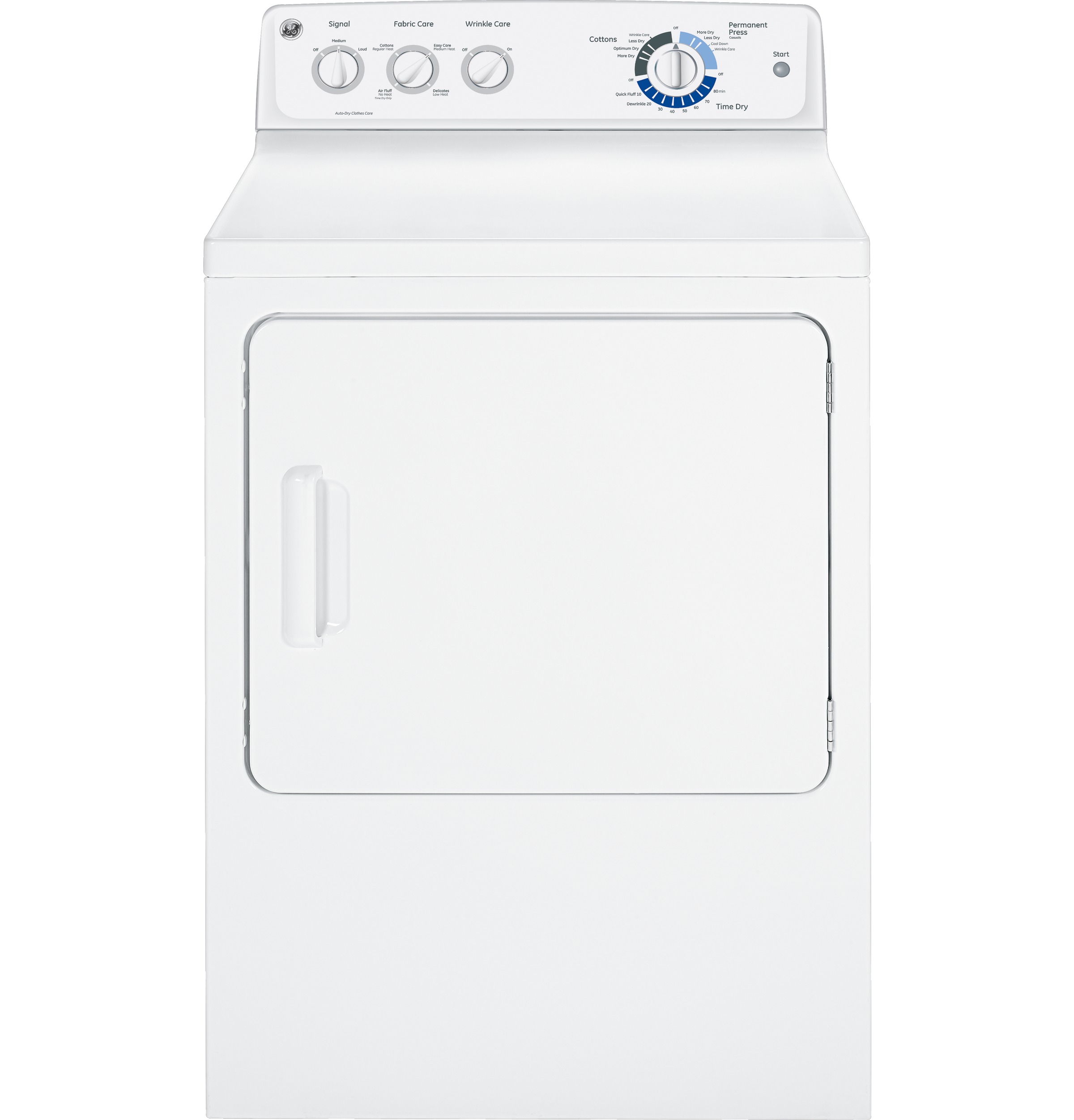 GE® 7.0 cu. ft. capacity Dura Drum gas dryer