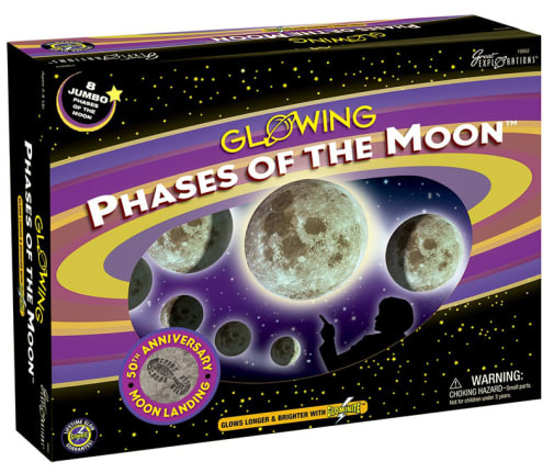 Glowing Phases of the Moon