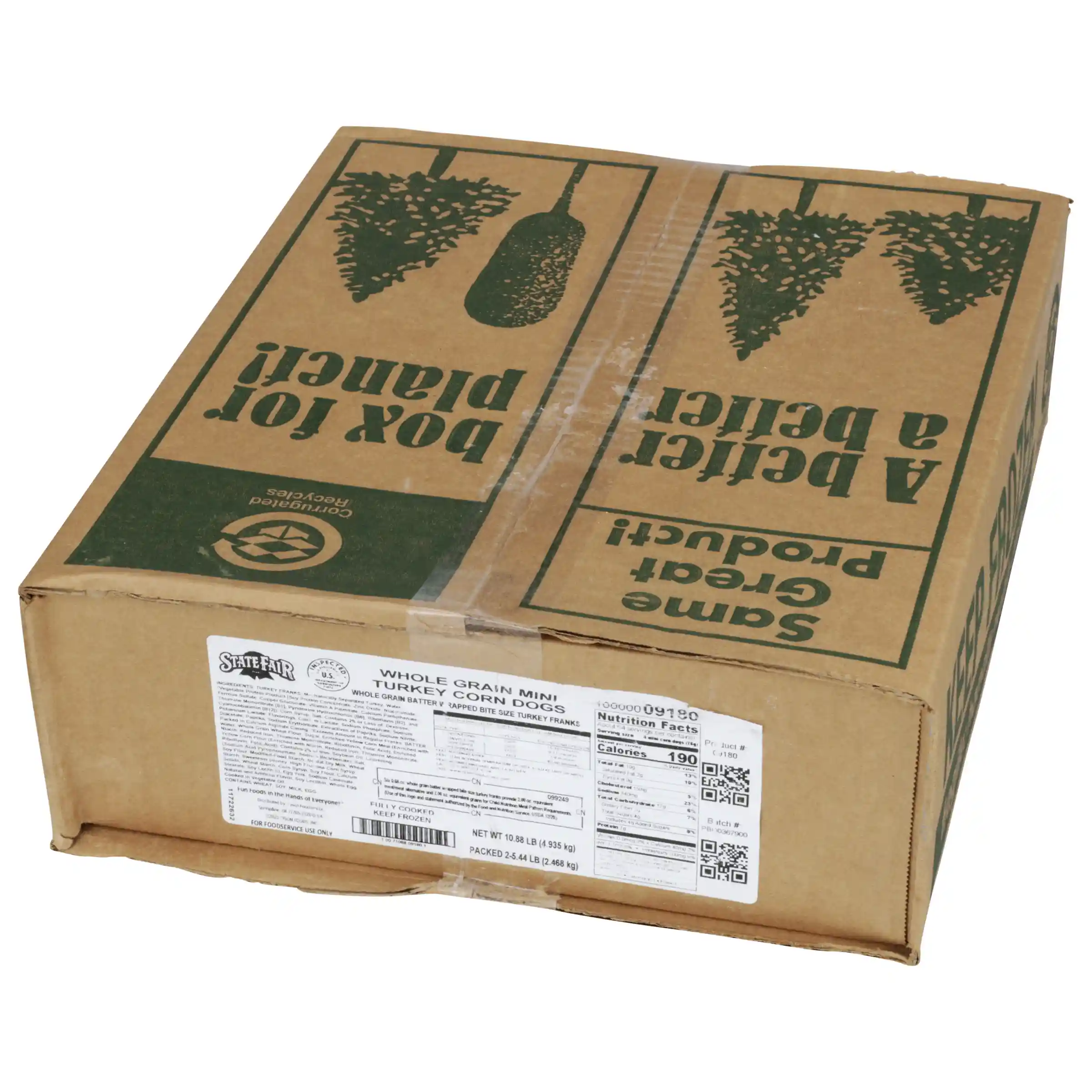 State Fair® Whole Grain Mini Turkey Corn Dogs, .67oz_image_5