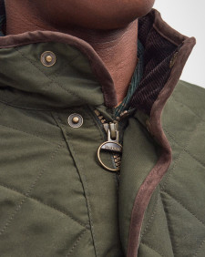 Shoverler Quilted Jacket Dark Olive