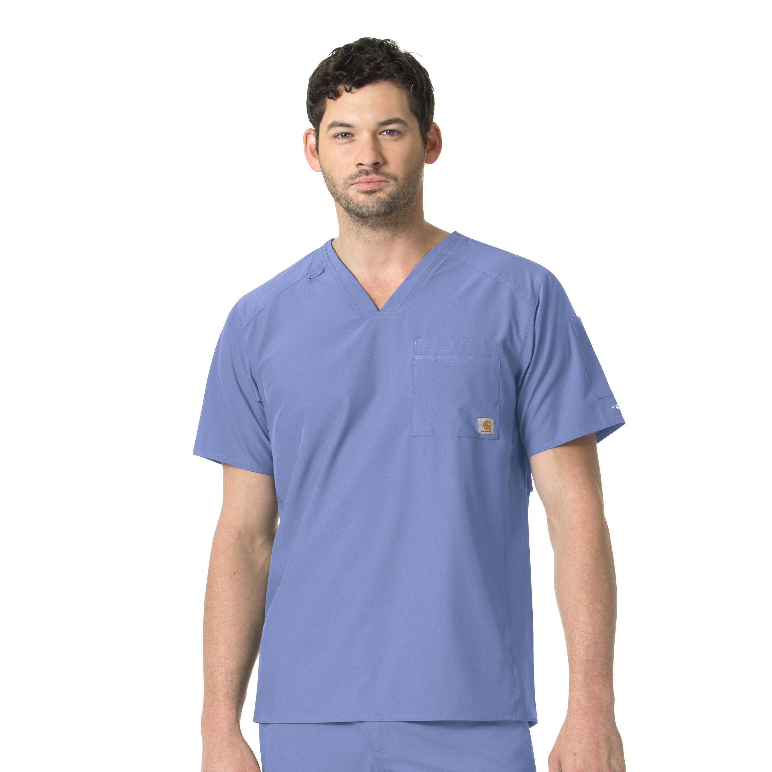 Force Liberty Men‘s Twill Chest Pocket Scrub Top-Carhartt