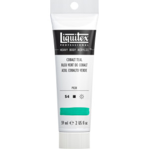 Professional Heavy Body Acrylic Paint, 59 mL Tube, Cobalt Teal