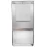 Bobrick, ClassicSeries, Folded Towel Dispenser and Waste Receptacle, Stainless Steel