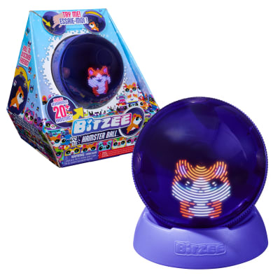 Bitzee, Hamster Ball, Jouet interactif avec 20 hamsters à l'intérieur, roule et réagit au toucher, jouet animal de compagnie numérique pour filles et garçons à partir de 5 ans