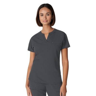 White Cross V-Tess WT114 Women&#8216;s 1-Pocket Wrinkle Resistant Scrub Top - WSL-White Cross