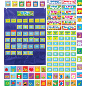 Gráfico de bolsillo con calendario de lujo