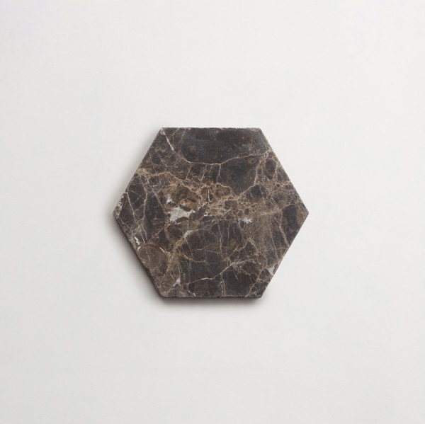 lapidary: girata | hex | iberian chocolate | tumbled 