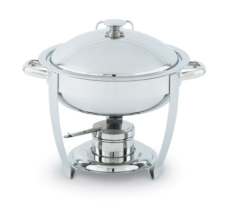 Stainless Steel Round Divided Food Pan for Round Roll-Top Chafer