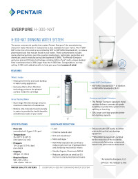 Everpure H-300-NXT Drinking Water Filter System – Fresh Water Systems