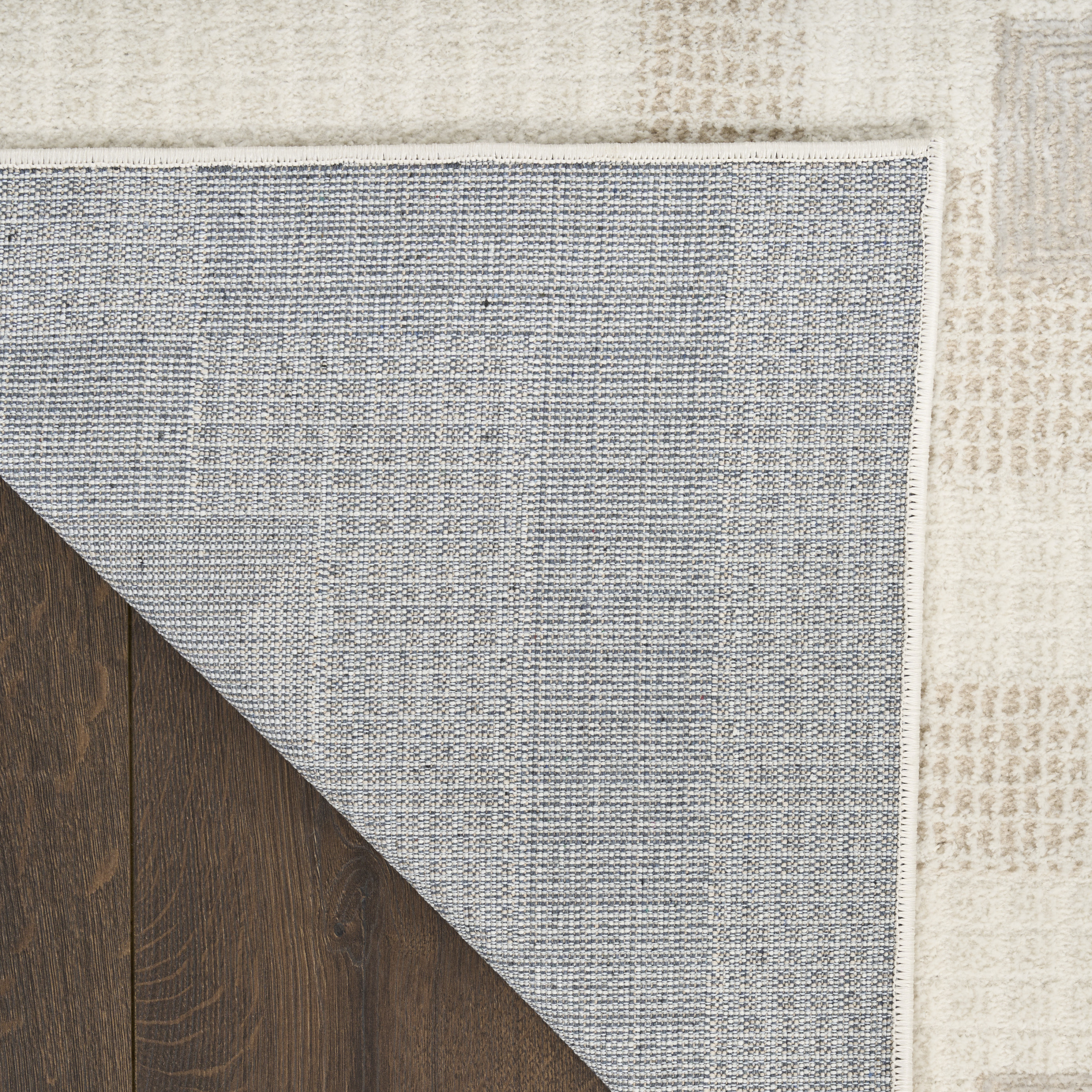 Nourison Nordic 4' x 6' Ivory Beige Modern Indoor Rug