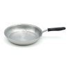 12-inch Wear-Ever® rivetless fry pan in natural finish and silicone handle