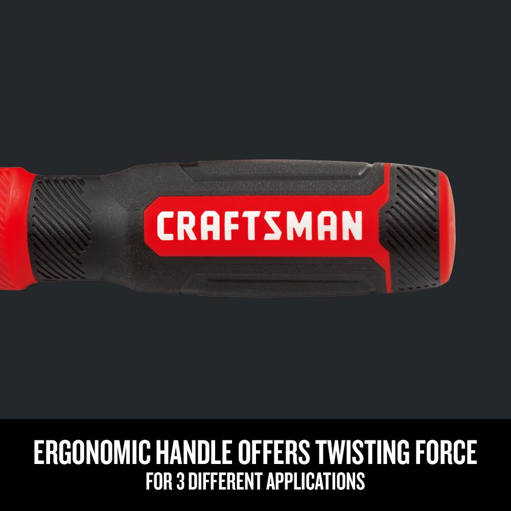 Graphic of CRAFTSMAN Screwdrivers: Multi Bits highlighting product features