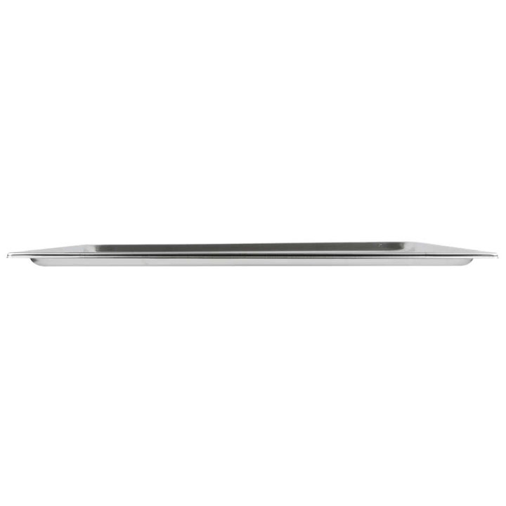 Double-wide perforated stainless steel steam table tray