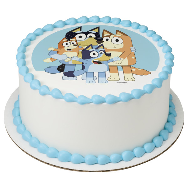 Bluey Family PhotoCake® Edible Image®