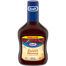 Kraft Sweet Honey Slow-Simmered Barbecue Sauce Family Size, 28 oz Bottle