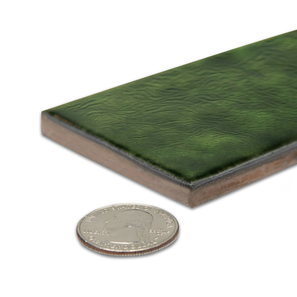 Menorca Tourmaline 2-1/2 in. x 12-7/8 in. Ceramic Wall Tile