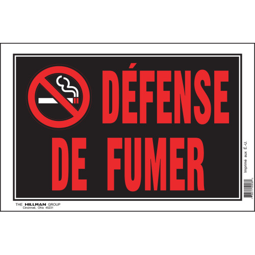 French No Smoking Sign, 8
