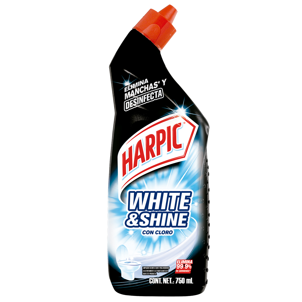 Harpic® White & Shine Con Cloro 750 Ml.