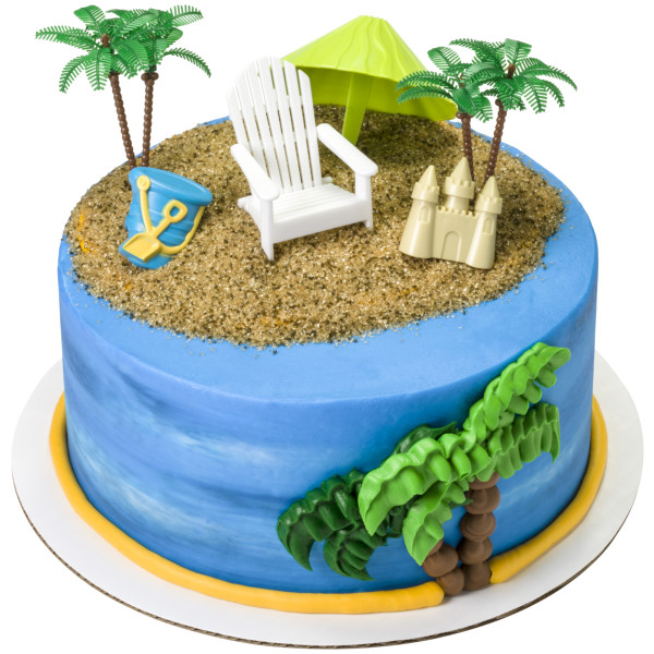 Beach Chair & Umbrella DecoSet®