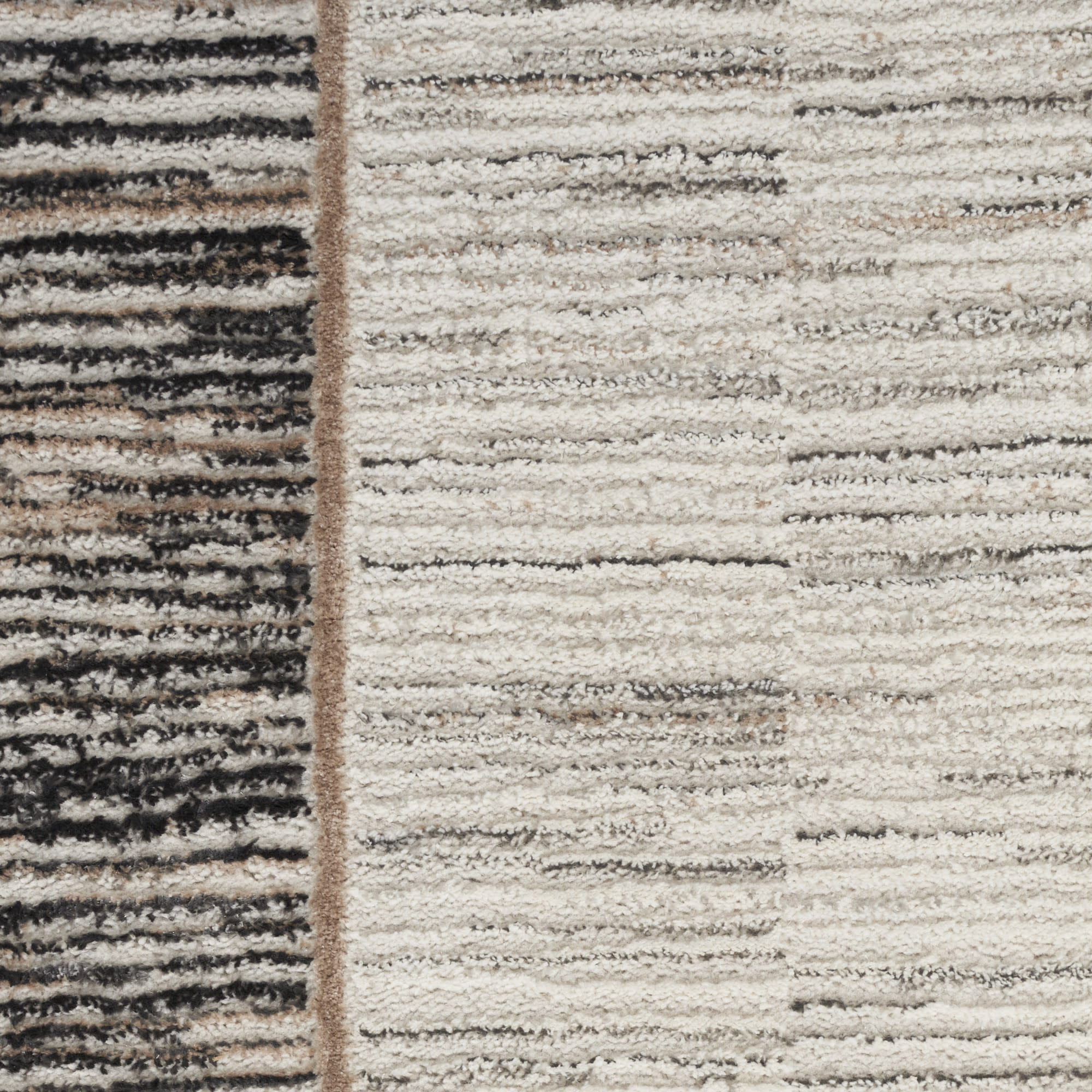 Nourison Desire 2'3" x 7'6" Grey Black Modern Indoor Rug