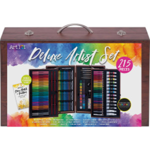 Deluxe Artist Wood Set, 215 Pieces