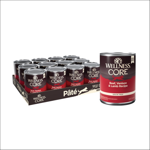 Wellness CORE Paté Beef & Lamb Front packaging