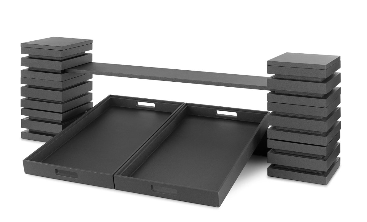 Deux niveaux pour plateaux 60x40 cm Kit de présentation CUBIC
