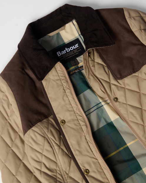Keeper Wear Quilted Jacket Military Brown
