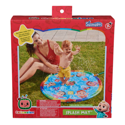 SwimWays Cocomelon Splash Mat, Kids Splash Pad, Outdoor Toys, Cocomelon Party Supplies and Water Toys for Kids Ages 1 & Up