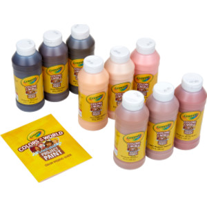 Colors of the World Spill Proof Washable Project Paints, Set of 9
