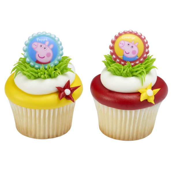 Peppa Pig™ Siblings Cupcake Rings
