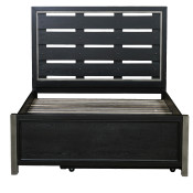Graphite Footboard with Slats Full - 8942-533