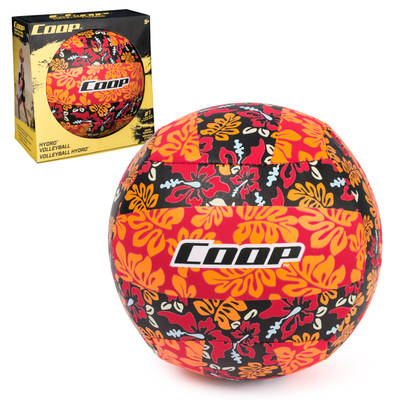 SwimWays Coop Hydro Volleyball, Waterproof Volleyball, Outdoor Games for Adults and Kids, Sports Equipment, Pool Party Games and Toys, Ages 5 and Up, Red