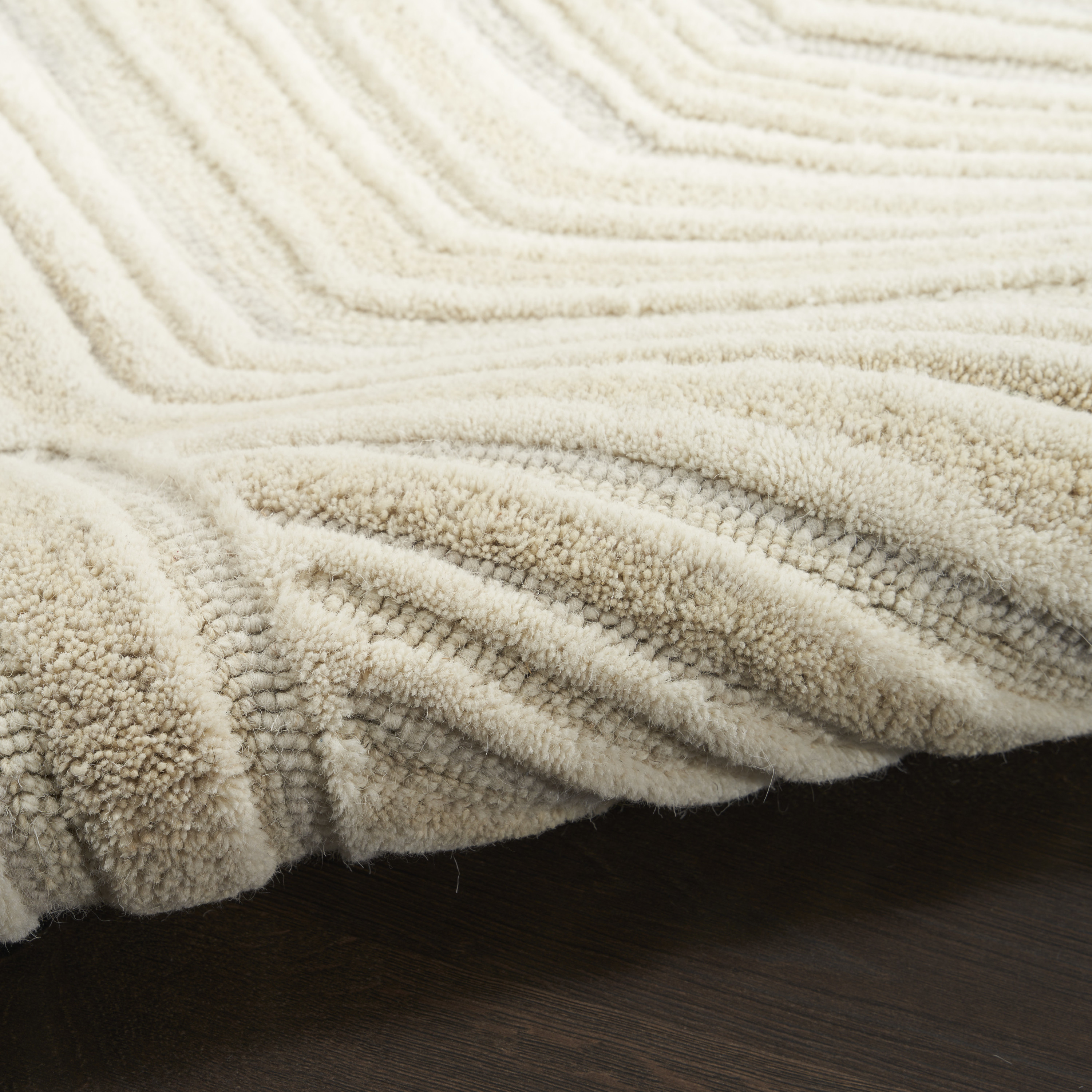 Nourison Graceful 8'6" x 11'6" Ivory Modern Indoor Rug