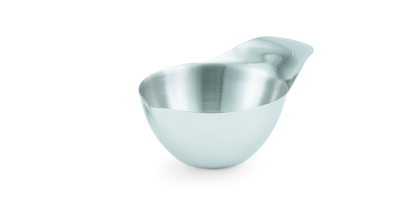 3 onces de ramequin en acier inoxydable en finition miroir et satinée