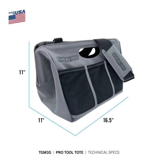 TGM3G PRO 10-Pocket Premium Tool Tote with LASERLOCK Fabrics™