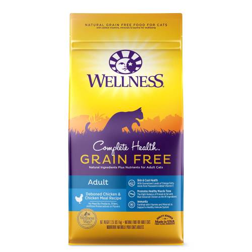 Wellness Complete Health Grain Free Deboned Chicken & Chicken Meal Front packaging