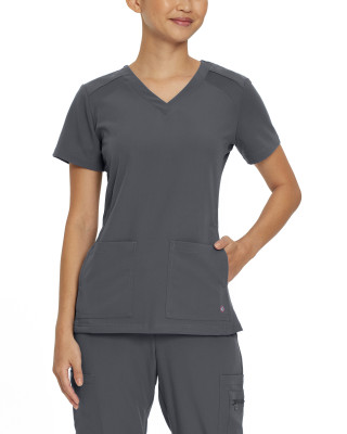 White Cross V-Tess 950 Women&#8216;s Breathable 4-Pocket V-Neck Scrub Top with Side Vents WSL-White Cross