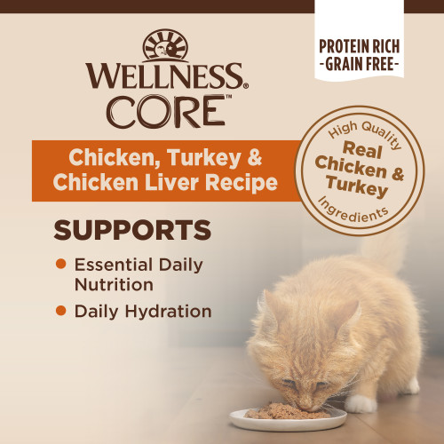 The benifts of Wellness CORE Pate Chicken, Turkey & Chicken Liver