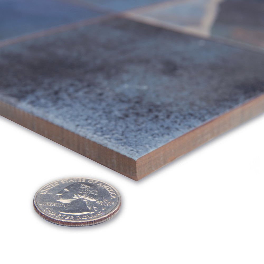 Kings Sea Blue 13 in. x 13 in. Ceramic Floor and Wall Tile