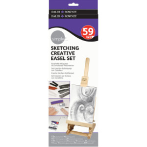 Simply... Sketching Creative Easel Set, 39 Pieces
