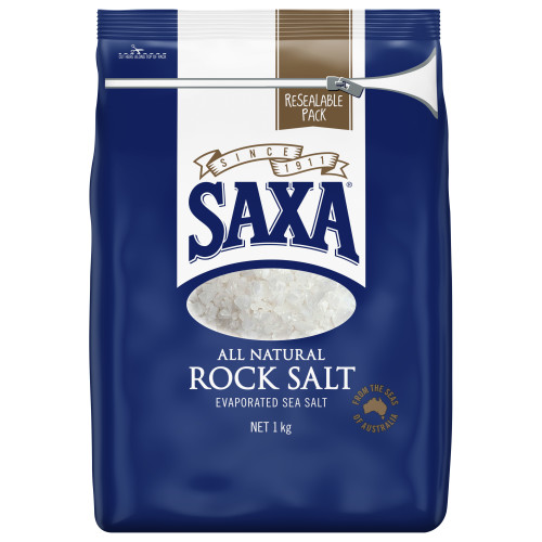  Saxa® All Natural Rock Salt 1kg 