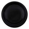 Boardwalk, Hi-Impact Plastic Dinnerware, Plate, 9" dia, Black