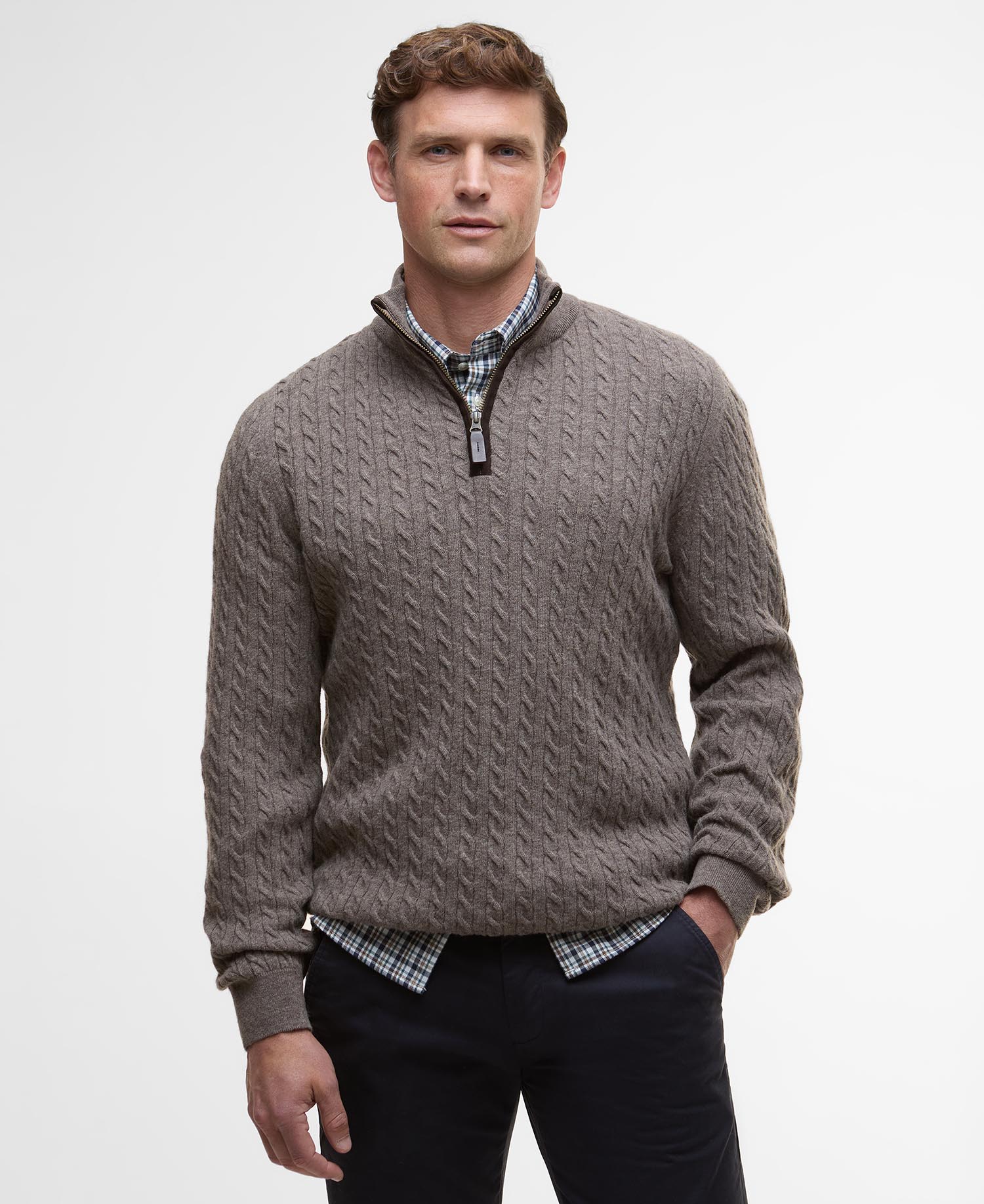 Maglione Ramsden con zip corta image number 0