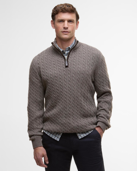 Maglione Ramsden con zip corta