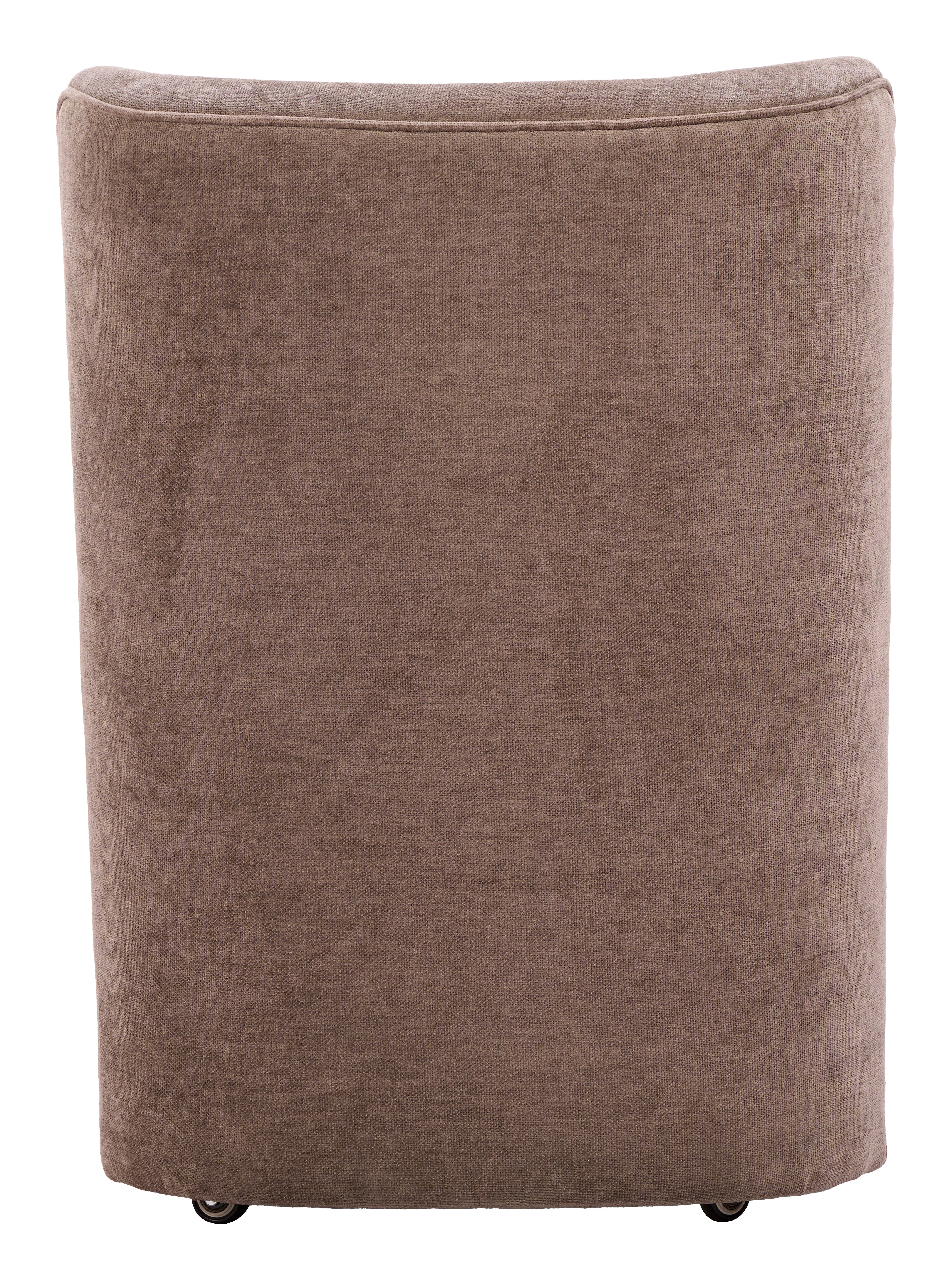 Bambun Dining Chair with Wheels Taupe product image