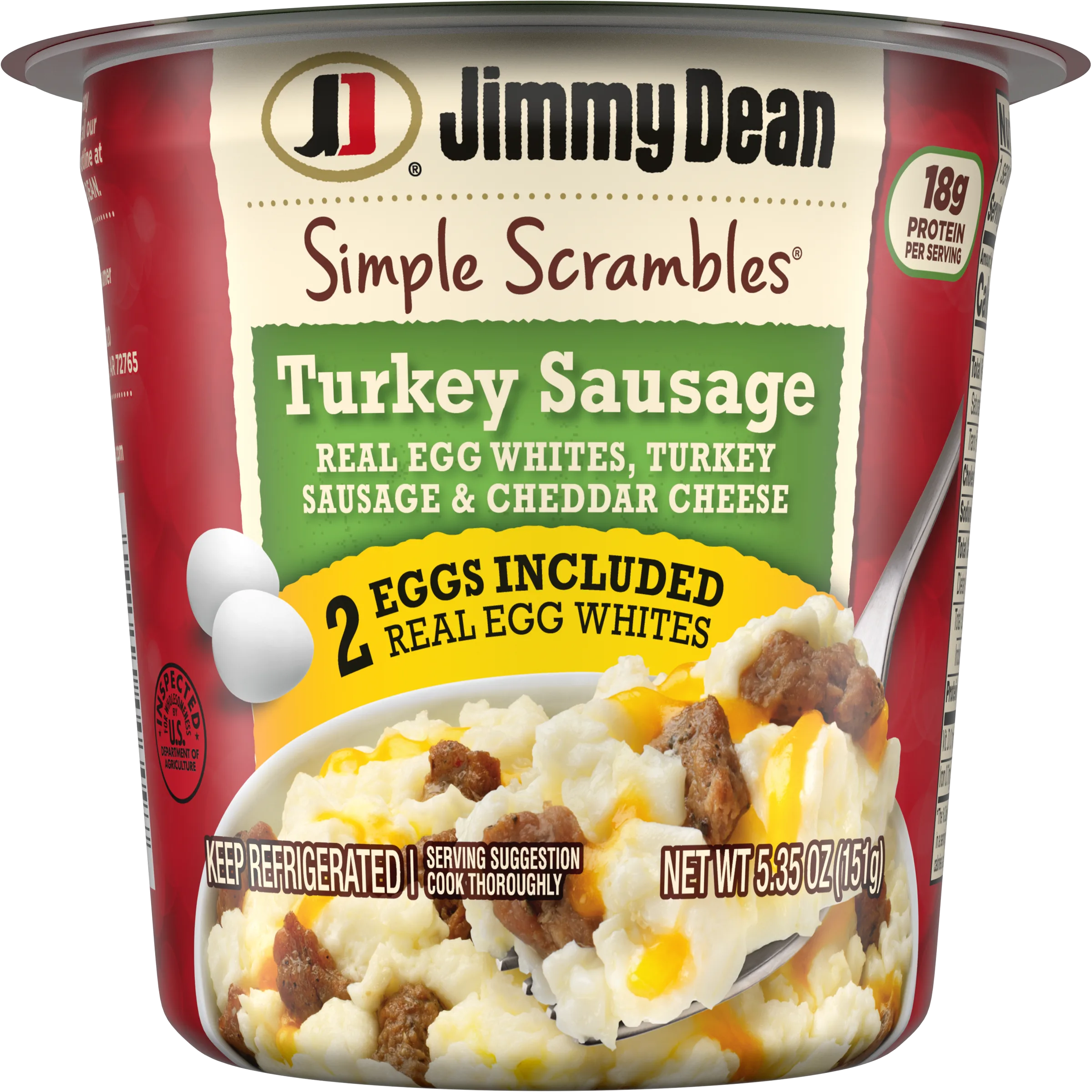 Simple Scrambles Turkey Sausage