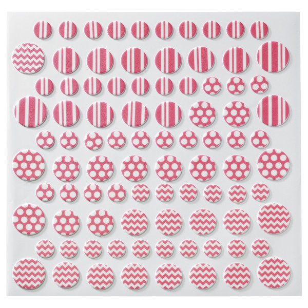 Bright Printed Assortment Dots Fondant DecoShapes®