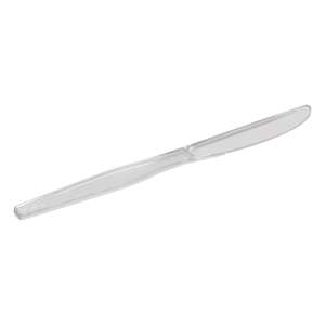 Dixie, Heavy-weight Polystyrene Disposable Plastic Knives, Clear